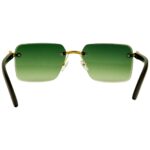 Imperial Edge Mystic Green - Rimless Sunglasses - S-568 - Image 4