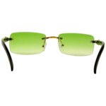 Phantom Olive Mist - Rimless Sunglasses - S-575 - Image 4