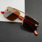 Woodline - Amber Brown - Male Sunglasses - S-611 - Image 2