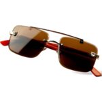 Woodline - Amber Brown - Male Sunglasses - S-611 - Image 7
