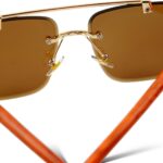 Woodline - Amber Brown - Male Sunglasses - S-611 - Image 5