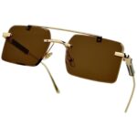 Titan Vision - Amber Brown - Male Sunglasses - S-618 - Image 2