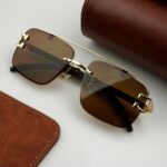 Phantom Edge - Amber Brown - Male Sunglasses - S-624 - Image 2