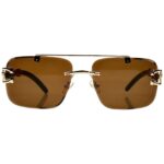 Phantom Edge - Amber Brown - Male Sunglasses - S-624 - Image 7