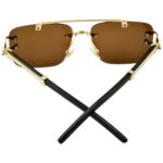 Phantom Edge - Amber Brown - Male Sunglasses - S-624 - Image 11