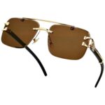 Phantom Edge - Amber Brown - Male Sunglasses - S-624 - Image 5