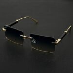 Rimless Frame - Blue Haze - Male Sunglasses - S-635 - Image 3
