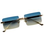 Rimless Frame - Blue Haze - Male Sunglasses - S-635 - Image 9