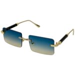 Rimless Frame - Blue Haze - Male Sunglasses - S-635 - Image 2