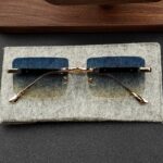 Rimless Frame - Blue Haze - Male Sunglasses - S-635 - Image 5