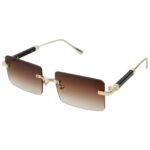 Rimless Frame - Smoke - Male Sunglasses - S-638 - Image 3