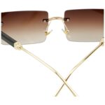 Rimless Frame - Smoke - Male Sunglasses - S-638 - Image 8