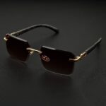 Rimless Frame - Smoke - Male Sunglasses - S-653 - Image 3