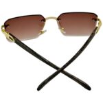 Rimless Frame - Smoke - Male Sunglasses - S-653 - Image 8