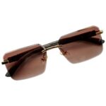 Rimless Frame - Smoke - Male Sunglasses - S-653 - Image 6
