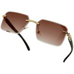 Rimless Frame - Smoke - Male Sunglasses - S-653