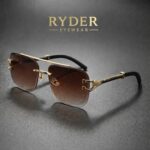 Phantom Edge - Amber Brown - Male Sunglasses - S-624