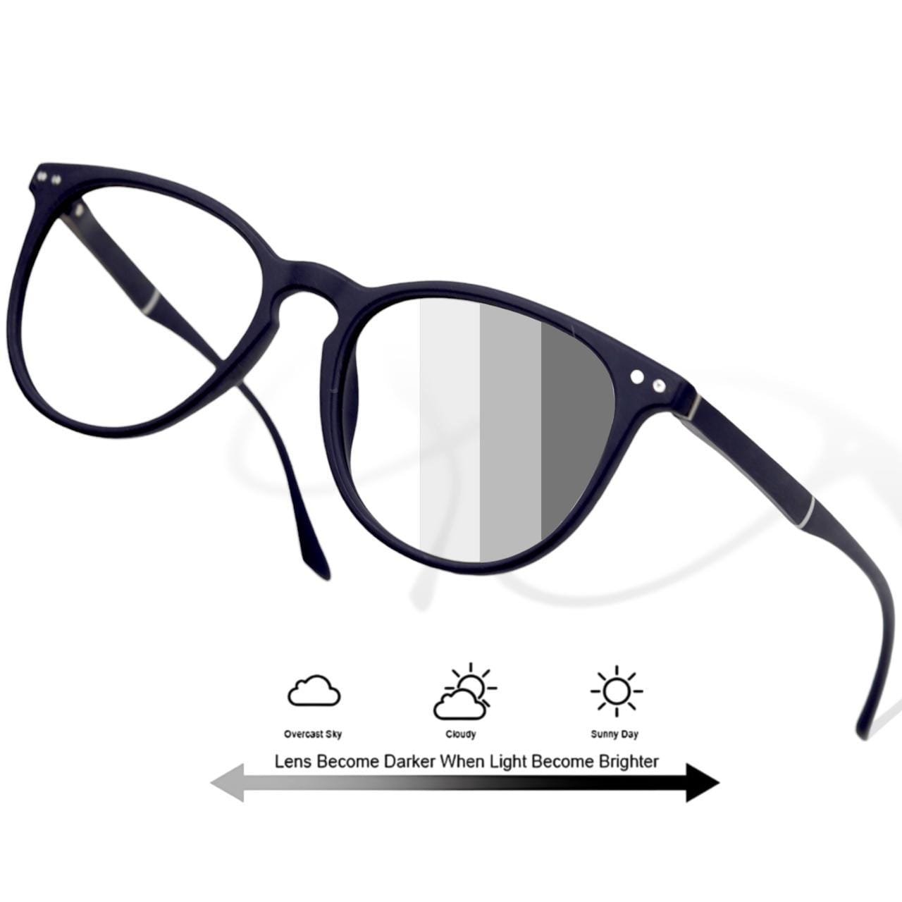 pc-185 (1) Light Weight Flexible - Transition Glasses - PC-185 - Image 1