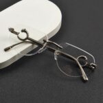 Transition Black- Rimless Sunglasses - S-1146 - Image 2