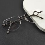 Transition Black- Rimless Sunglasses - S-1146 - Image 6